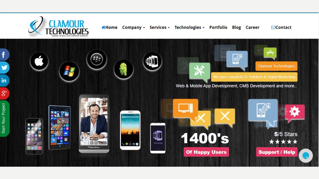 clamourtechnologies - Top 10 Web Development companies in Noida